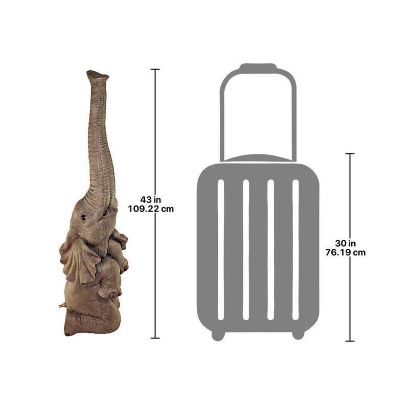 Animals Weather Resistant UV Resistant Polyresin Garden Statue