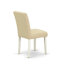 L'ensemble de table de salle à manger 3 pièces contient une table de salle à manger rectangulaire avec Dropleaf et 2 chaises rembourrées en tissu beige clair, 36 x 54 pouces, blanc lin-1370754040-1370754047-1370754041