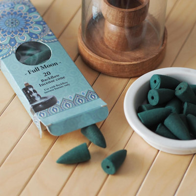Cônes d'encens vert Hosley Full Moon