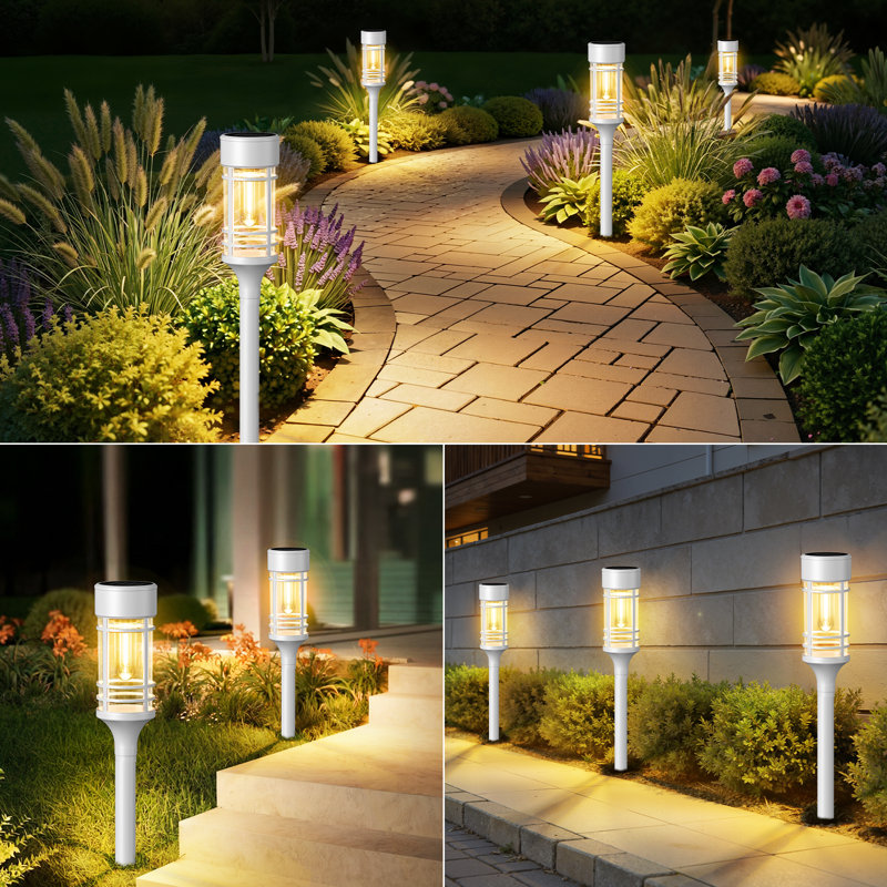 Solar Lights Outdoor Waterproof Ip65, Bright Solar Garden Lights Outdoor, Auto On/off Outdoor Solar Lights For Yard Walkway Driveway Landscape Garden Decor