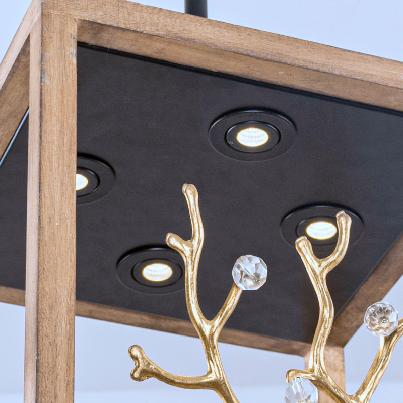 Luminaire suspendu à DEL 4 lumières Lusteria