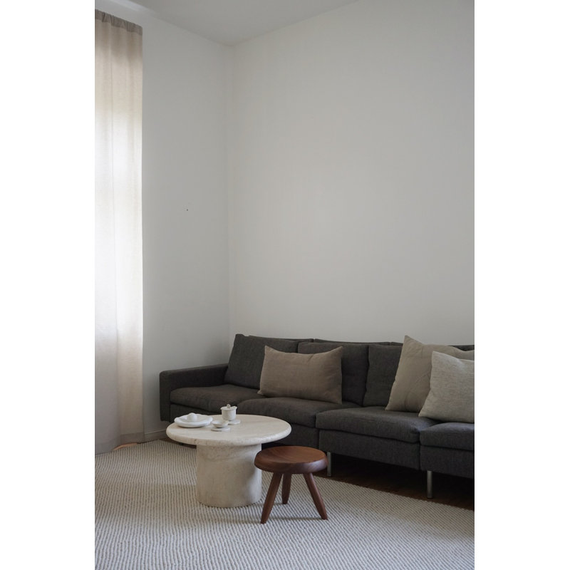 Off White Tact Rug, Rectangle 5'5" x 7'8"