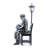 Decorative Garden Statue - Old Couple With Street Lamp Post-494303883