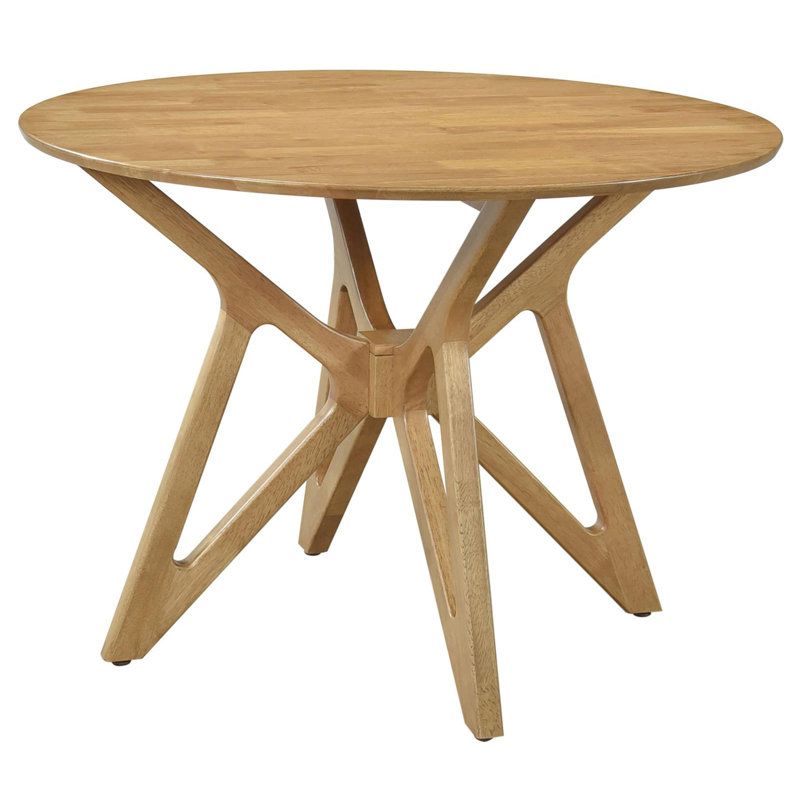 Carson Light Walnut Solid Wood Dining Table