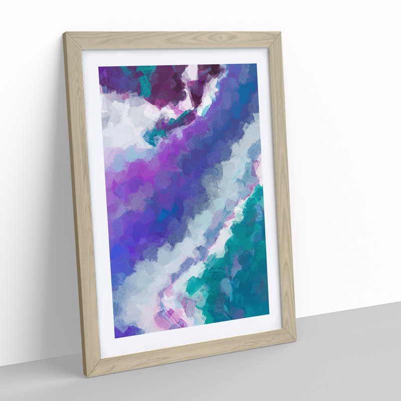 Northern Whispers - Framed Print, 34cm H x 25cm W x 2cm D, Oak