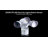 LED Flood Security Lights Dusk to Dawn, 3 Lighting Modes 3000K Warm White