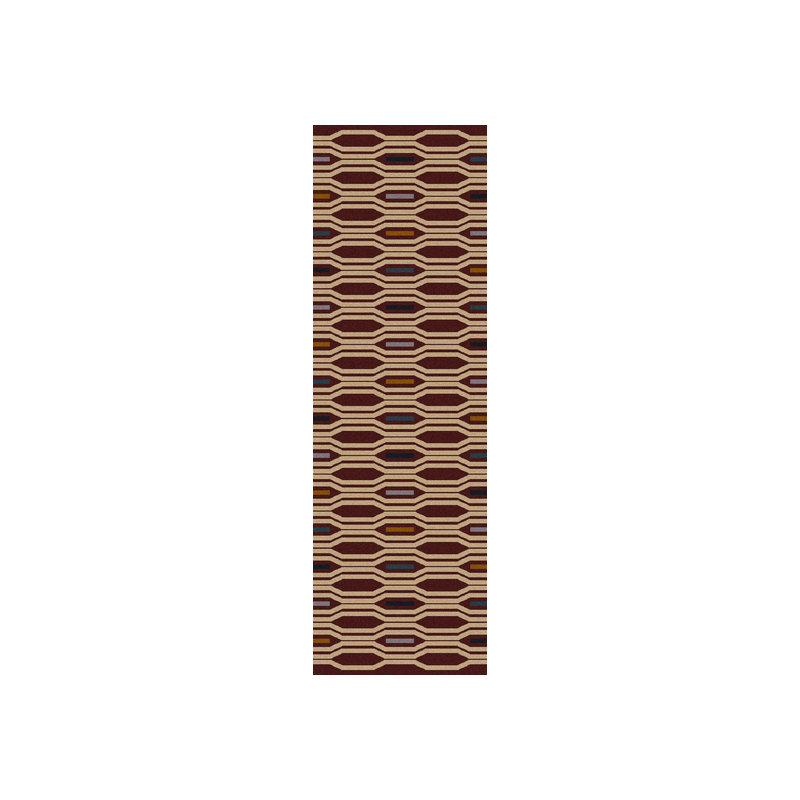 Araliya Wool Geometric Indoor Rug, Rectangle 2' x 3'