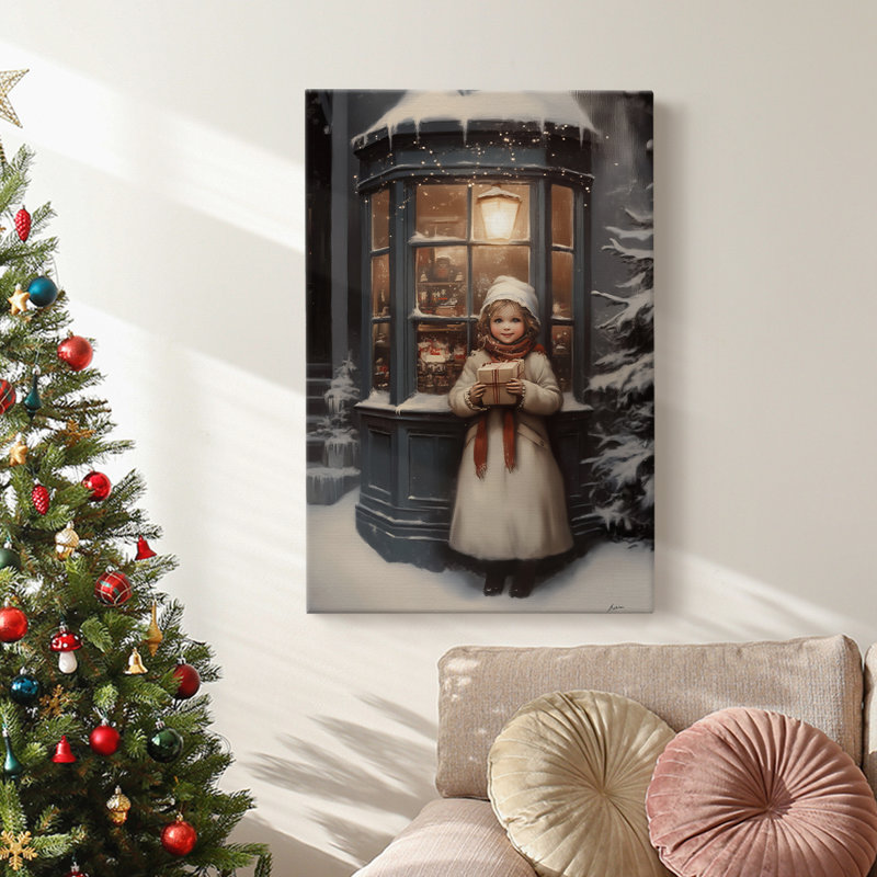 Art des Fêtes de Noël - Toile tendue avec châssis - Série 2-CLXVII, H 60 po x l 40 po