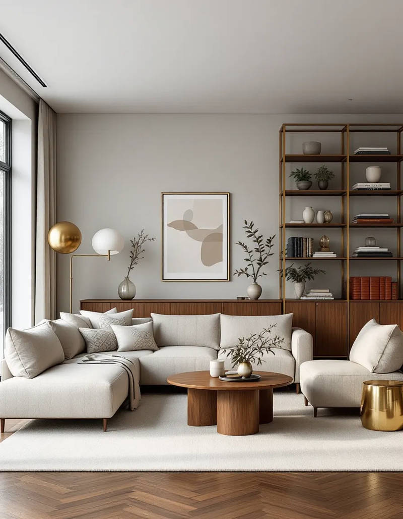 Raines Martha Stewart Emmett 3 Shelf Storage Display Unit Bookcase with Metal Frame