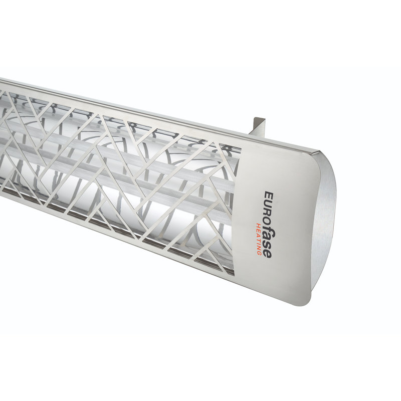 Chauffe-terrasse électrique 61V Eurofase, Acier Inoxydable