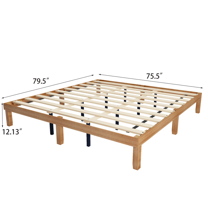 12.13 Bed Frame,  Old Pine