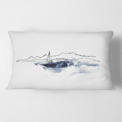 Abstract Throw Pillow