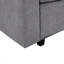 Canapé modulaire en chenille de 137 po de largeur avec méridienne orientée vers la droite, rangement sous le siège et coussins décoratifs