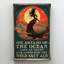 «Mermaid She Dreams Of The Ocean», reproduction d'art graphique sur toile tendue 1 pièce-772250498