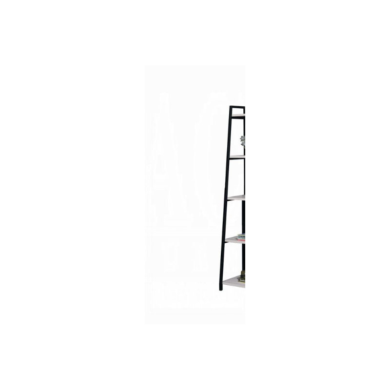 Wendral Natural & Black Finish 16"W Bookshelf