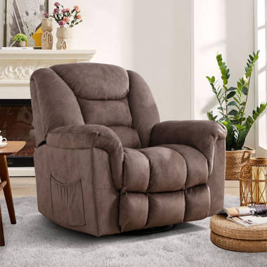 Orren Ellis Faux Leather Recliner Heated Massage Chair With