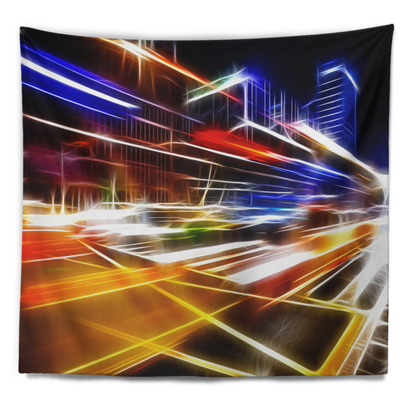 Tapisserie Cityscape, H 50 po x l 60 po