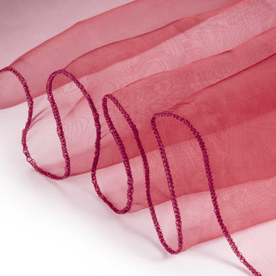  Solid Color Organza Table Runner