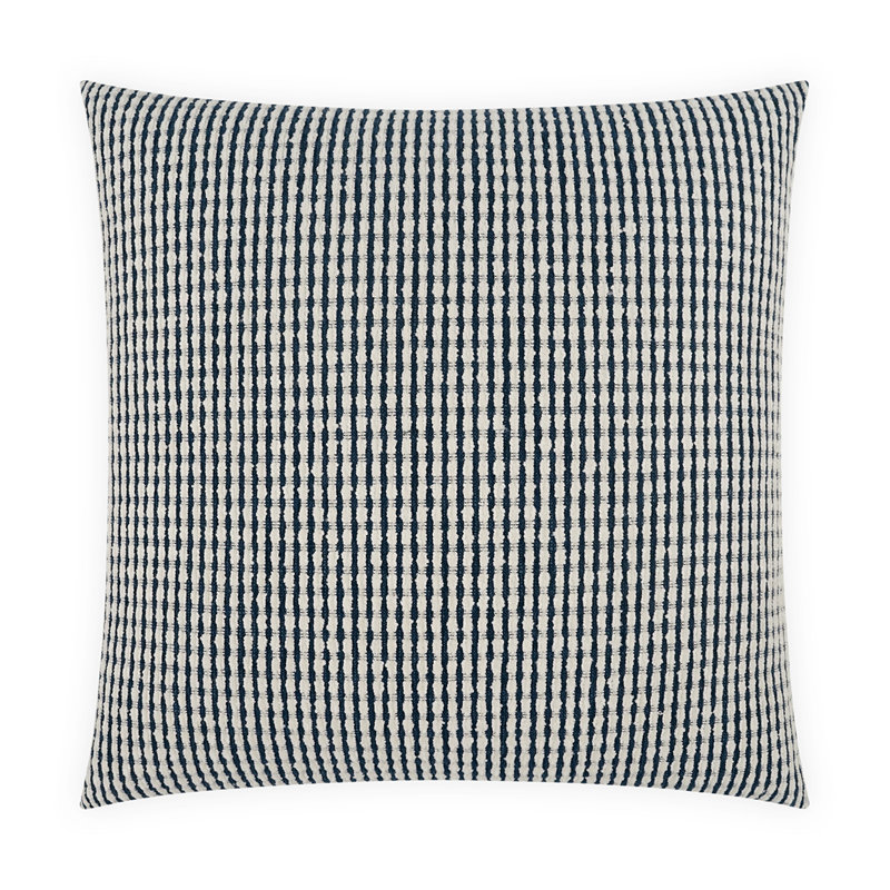 Jabas Square Pillow Cover & Insert, Square 20", Navy