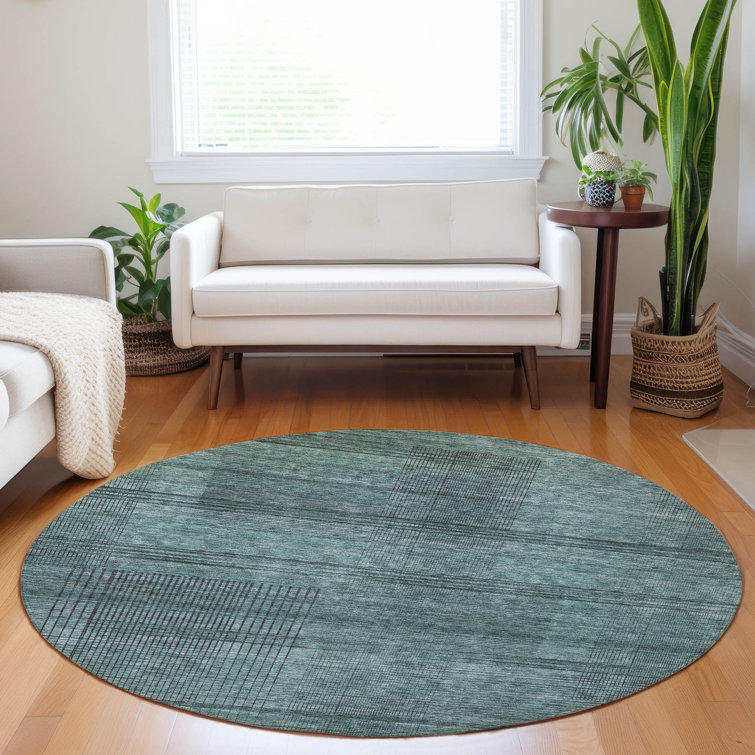Malchow Washable Striped Indoor / Outdoor Rug