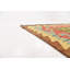 Tapis de zone en laine 3 pi 5 po x 3 pi 8 po main-of-kind noué la brown Doorfield