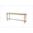 Frosted Glass Console Table With 3 Stools