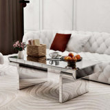 Rectangular Mirror Coffee Table
