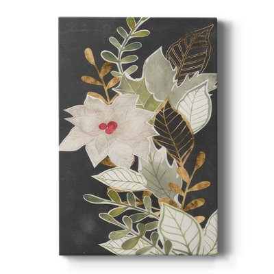 Gilded Christmas Collection B -Gallery Wraraped Cavas