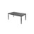Outdoor Rectangle Powder-coated Metal Dining Table With Umbrella Hole-603803806