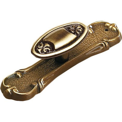 Art Deco Oval Knob
