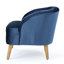 Fauteuil élégant de style moderne du milieu du siècle avec texture et style en velours, fauteuil stylé et durable