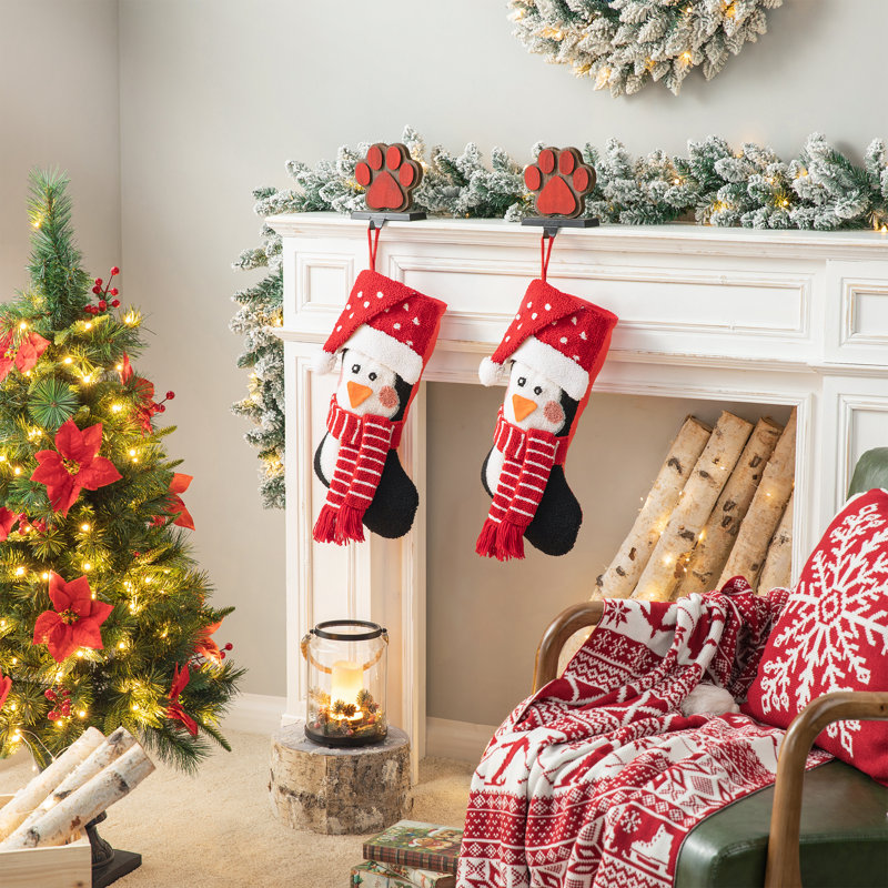 Chaussette de Noël pingouin