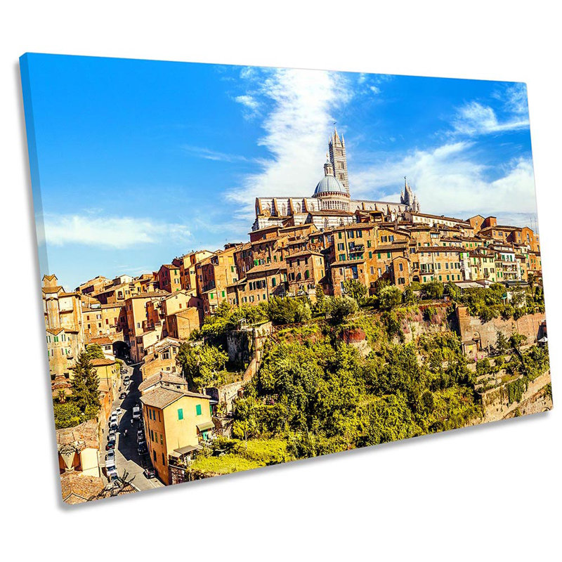 Tuscany Italy Cityscape - Wrapped Canvas Print, 30.5cm H x 45.7cm W x 2cm D