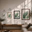 Verdant Palm Fronds Botanical - Framed Print-756525384-756525397