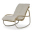 Chaise berçante d'extérieur Lyra - beige