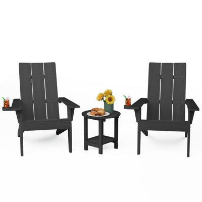 Outdoor Adirondack Chair With Table