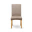 L'ensemble de table de cuisine 5 pièces comprend une table de salle à manger ronde avec Dropleaf et 4 chaises de salle à manger Parson en tissu kaki foncé, chêne-1228721666-1228721669-1287740567
