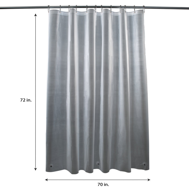 Doublure de rideau de douche PEVA, Gris