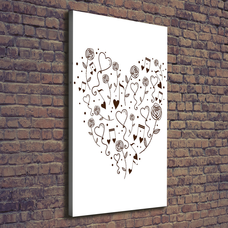 Heart - Wrapped Canvas Print