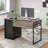 Daylon 48'' Computer Desk with File and Storage Drawers, Writing Desk with Keyboard Tray&Practical Hook and Open Compartments-194538304