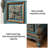 Blue Solid + Manufactured Wood Accent Cabinet-192073884