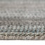 Rayé tissé à plat à la main argent/gris Tapis décoratif en laine Adamsburg-21791296