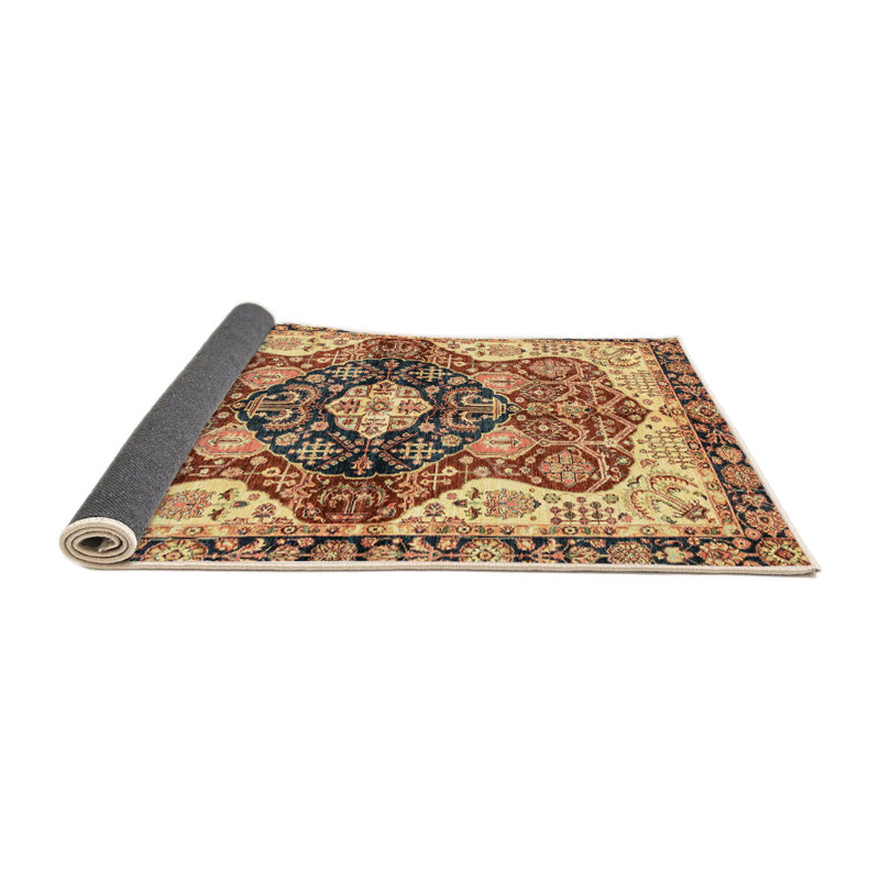 Tapis abstrait moderne 3208, Rond 7 pi