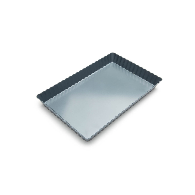 Poêle quiche rectangulaire en bas de fox