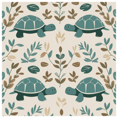 Turtles With Leaves Shower Curtains Extra Long