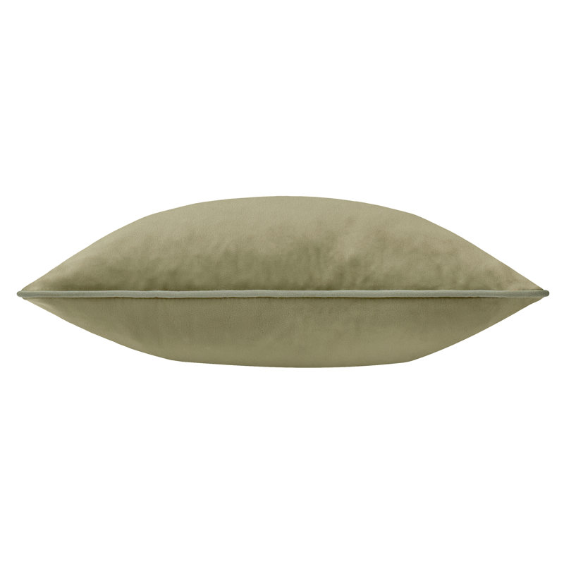 Meridian Green Square Cushion, Feather, Square 55cm, Green