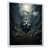 White Floater Framed