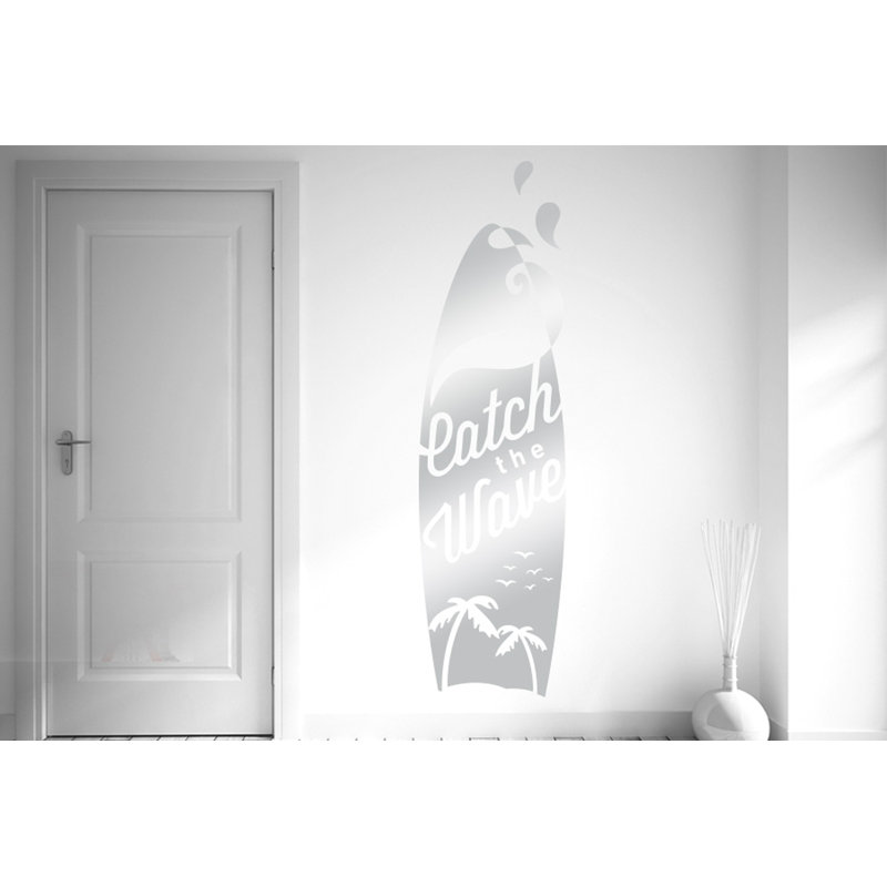Nautical & Beach Wall Decal, Shiny Silver
