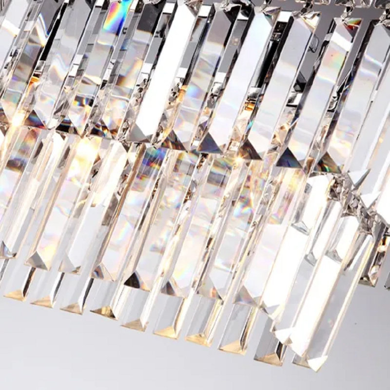 Acob 3 - Light Black Crystal Pendant