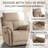 Hawn 33.5'' Wide Modern and Super Soft Swivel and Rocker Manual Recliner Chair-209840444